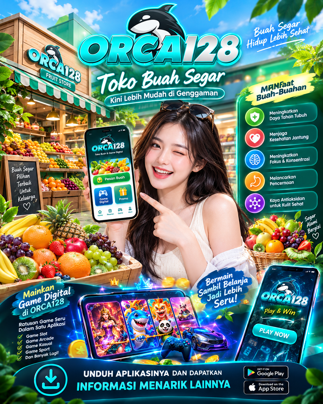 Tampilan utama ORCA128